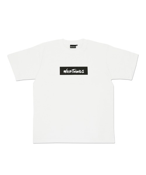 STYLISE（スタイライズ）の「【WILD THINGS】BOX LOGO TEE (ボックスロゴティー) / 3カラー [WT25069K]（Tシャツ/カットソー・メンズ・ブラック/ホワイト・M/L）」の2枚目の写真