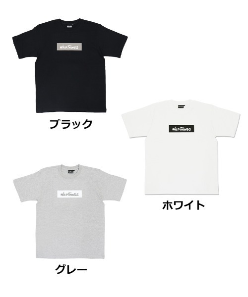STYLISE（スタイライズ）の「【WILD THINGS】BOX LOGO TEE (ボックスロゴティー) / 3カラー [WT25069K]（Tシャツ/カットソー・メンズ・ブラック/ホワイト・M/L）」の19枚目の写真
