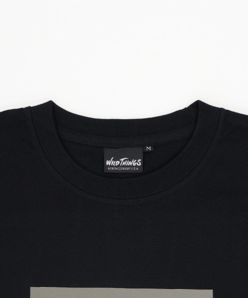 STYLISE（スタイライズ）の「【WILD THINGS】BOX LOGO TEE (ボックスロゴティー) / 3カラー [WT25069K]（Tシャツ/カットソー・メンズ・ブラック/ホワイト・M/L）」の7枚目の写真