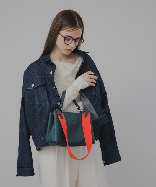 antic rag(アンティックラグ)の「Levy レヴィ(ハンドバッグ・レディース・ブラック/イエロー/グリーン/アイボリー/ブルーグリーン/チャコールグレー・FREE)」の5枚目の写真