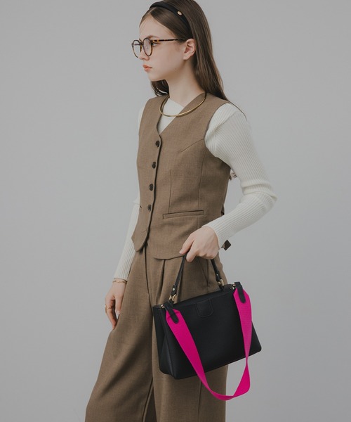 antic rag(アンティックラグ)の「Levy レヴィ(ハンドバッグ・レディース・ブラック/イエロー/グリーン/アイボリー/ブルーグリーン/チャコールグレー・FREE)」の13枚目の写真