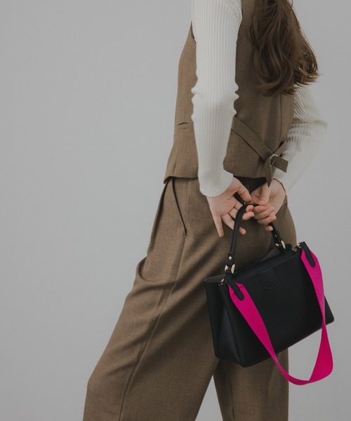 antic rag(アンティックラグ)の「Levy レヴィ(ハンドバッグ・レディース・ブラック/イエロー/グリーン/アイボリー/ブルーグリーン/チャコールグレー・FREE)」の14枚目の写真