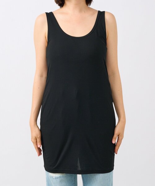RIVE DROITE（リヴドロワ）の「MYSELFbyRD/LONG TANK SLIP（キャミソール・レディース・ベージュ/ブラック・FREE）」の21枚目の写真