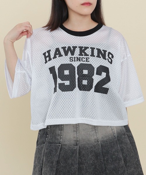 WOND(ウォンド)の「WOND/1982リンガーT(Tシャツ/カットソー・レディース・ホワイト/ブラック・FREE)」の2枚目の写真