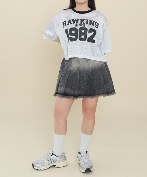 WOND(ウォンド)の「WOND/1982リンガーT(Tシャツ/カットソー・レディース・ホワイト/ブラック・FREE)」の3枚目の写真
