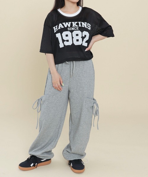 WOND(ウォンド)の「WOND/1982リンガーT(Tシャツ/カットソー・レディース・ホワイト/ブラック・FREE)」の4枚目の写真