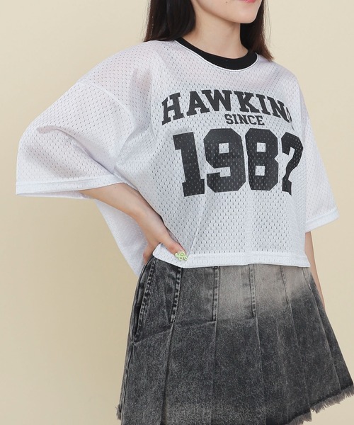 WOND(ウォンド)の「WOND/1982リンガーT(Tシャツ/カットソー・レディース・ホワイト/ブラック・FREE)」の5枚目の写真