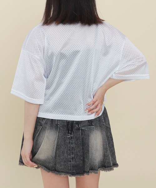 WOND(ウォンド)の「WOND/1982リンガーT(Tシャツ/カットソー・レディース・ホワイト/ブラック・FREE)」の6枚目の写真