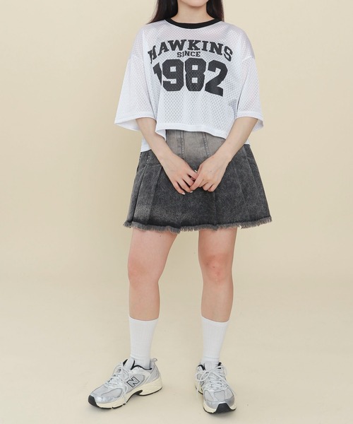 WOND(ウォンド)の「WOND/1982リンガーT(Tシャツ/カットソー・レディース・ホワイト/ブラック・FREE)」の7枚目の写真