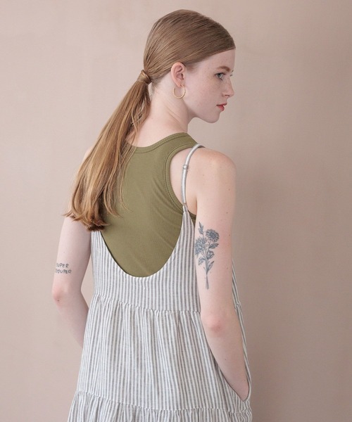 bijorie(ビジュリィ)の「【bijorie】ティアードキャミワンピ(ワンピース・レディース・クリーム/グレー/チャコール・FREE)」の18枚目の写真