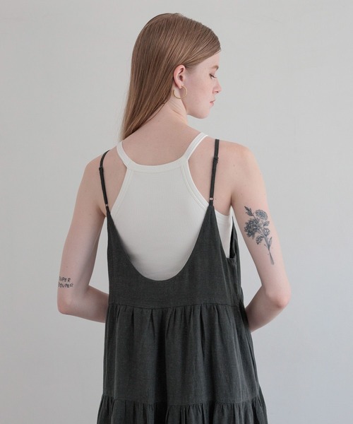 bijorie(ビジュリィ)の「【bijorie】ティアードキャミワンピ(ワンピース・レディース・クリーム/グレー/チャコール・FREE)」の22枚目の写真