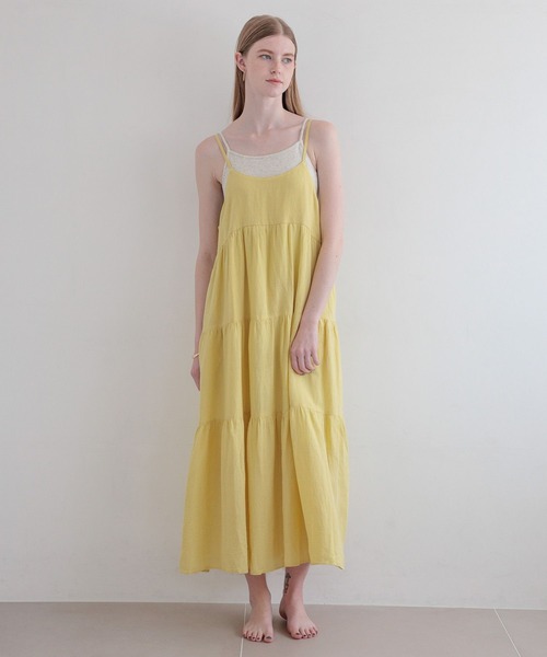 bijorie(ビジュリィ)の「【bijorie】ティアードキャミワンピ(ワンピース・レディース・クリーム/グレー/チャコール・FREE)」の12枚目の写真