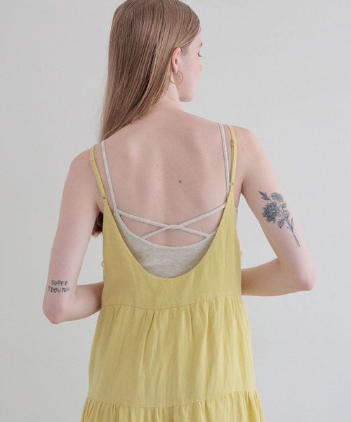 bijorie(ビジュリィ)の「【bijorie】ティアードキャミワンピ(ワンピース・レディース・クリーム/グレー/チャコール・FREE)」の16枚目の写真