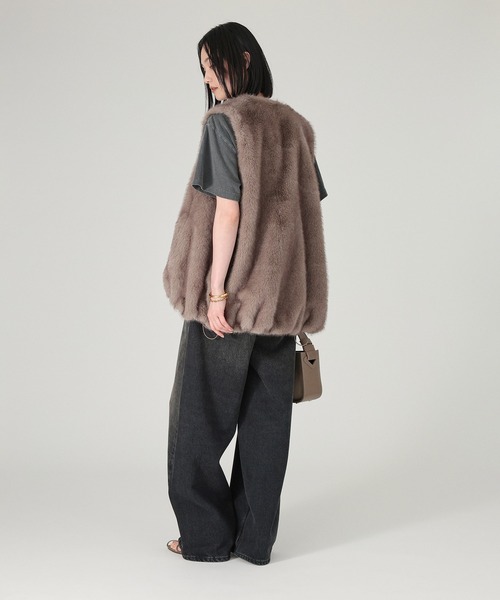 BABYLONE(バビロン)の「【HIKURE】<別注>デニムパンツ(デニムパンツ・レディース・ブラック・23/24/25/26)」の7枚目の写真