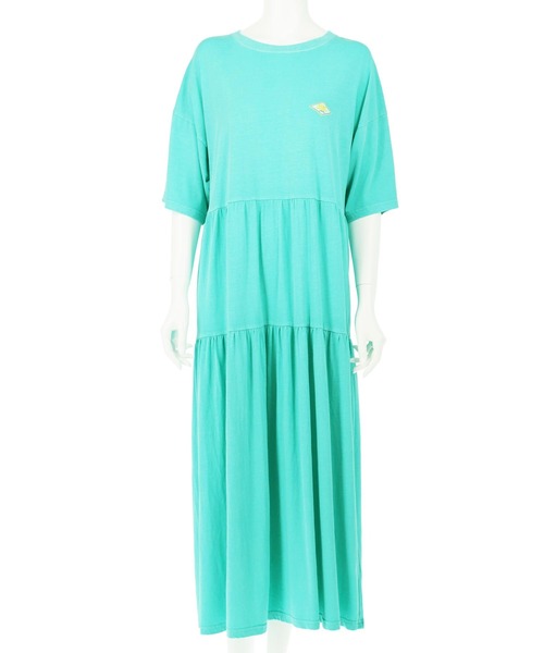 anap mimpi（アナップミンピ）の「ピグメント加工 ティアードロングワンピース（ワンピース・レディース・イエロー/グリーン/ブラック・FREE）」の13枚目の写真