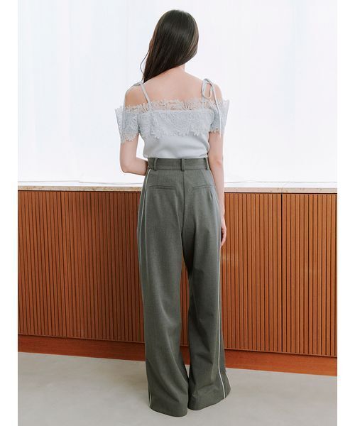 SNIDEL（スナイデル）の「タックラインパンツ（その他パンツ・レディース・ベージュ/グレー/ライトブルー・0/1）」の19枚目の写真