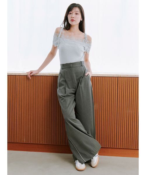 セール】タックラインパンツ（その他パンツ）｜SNIDEL（スナイデル）の