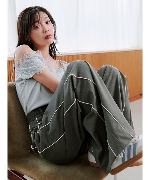 セール】タックラインパンツ（その他パンツ）｜SNIDEL（スナイデル）の