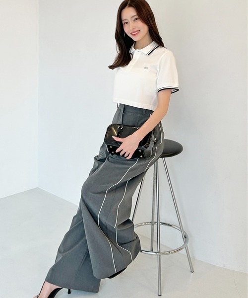 SNIDEL（スナイデル）の「タックラインパンツ（その他パンツ・レディース・ベージュ/グレー/ライトブルー・0/1）」の5枚目の写真