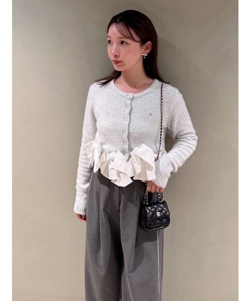 SNIDEL（スナイデル）の「タックラインパンツ（その他パンツ・レディース・ベージュ/グレー/ライトブルー・0/1）」の12枚目の写真