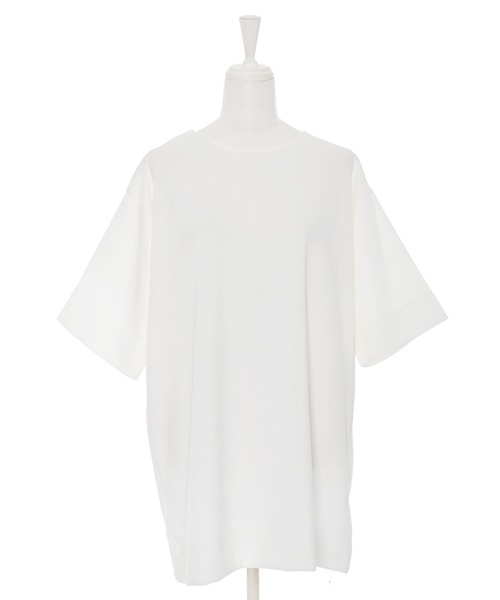 Narcissus(ナルシス)の「【ユニセックスデザイン】オーバーシンプルTシャツ(Tシャツ/カットソー・レディース・ブラック/ホワイト・FREE)」の2枚目の写真