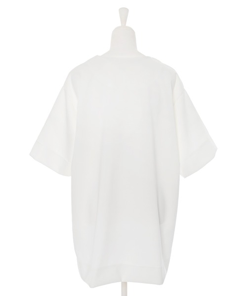 Narcissus(ナルシス)の「【ユニセックスデザイン】オーバーシンプルTシャツ(Tシャツ/カットソー・レディース・ブラック/ホワイト・FREE)」の7枚目の写真
