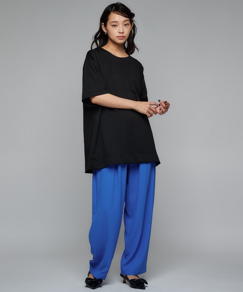 Narcissus(ナルシス)の「【ユニセックスデザイン】オーバーシンプルTシャツ(Tシャツ/カットソー・レディース・ブラック/ホワイト・FREE)」の8枚目の写真