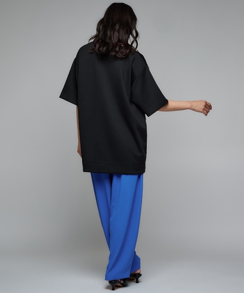 Narcissus(ナルシス)の「【ユニセックスデザイン】オーバーシンプルTシャツ(Tシャツ/カットソー・レディース・ブラック/ホワイト・FREE)」の9枚目の写真