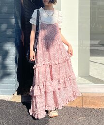 w closet | ドビーティアードキャミワンピース(ワンピース)