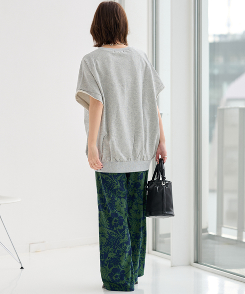 ジャーナルスタンダードレリューム　コントラストフラワープリントパンツ JOURNAL STANDARD relume｜《WEB限定追加4》コントラスト