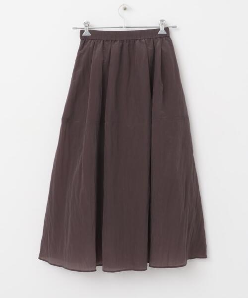 URBAN RESEARCH ROSSO WOMEN（アーバンリサーチ　ロッソ）の「ブライトギャザースカート（スカート・レディース・グレー/ブラウン・FREE）」の21枚目の写真