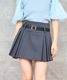 ANAP | ウエストベルト付サイドプリーツインパン付SK(スカート)