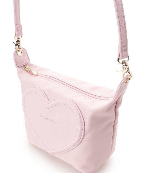 SAMANTHAVEGA(サマンサベガ)の「フロントハートナイロンショルダーバッグ(ショルダーバッグ・レディース・ブラック/ライトブルー/ピンク・FREE)」の20枚目の写真