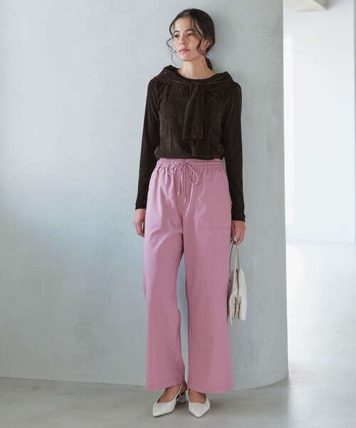 未使用級★グリーンレーベルリラクシング ダブルブレストパンツスーツ ヘリンボーン green label relaxing（グリーンレーベルリラクシング）の「FM W