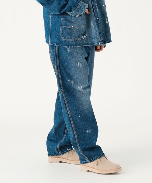 BIG MAC(ビッグマック)の「【別注】BIG MAC / ペインター パンツ(セットアップ対応)(デニムパンツ・メンズ・ブルー・SMALL/MEDIUM/LARGE/X-LARGE)」の4枚目の写真