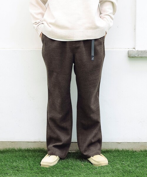 Gramicci（グラミチ）の「【別注】Gramicci / メランジ スラックス（その他パンツ・メンズ・チャコールグレー/オリーブ・SMALL/MEDIUM/LARGE/X-LARGE）」の1枚目の写真