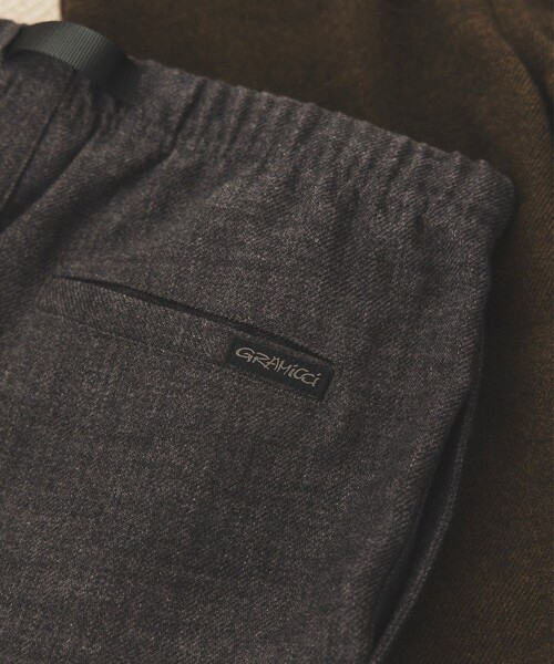 Gramicci（グラミチ）の「【別注】Gramicci / メランジ スラックス（その他パンツ・メンズ・チャコールグレー/オリーブ・SMALL/MEDIUM/LARGE/X-LARGE）」の7枚目の写真