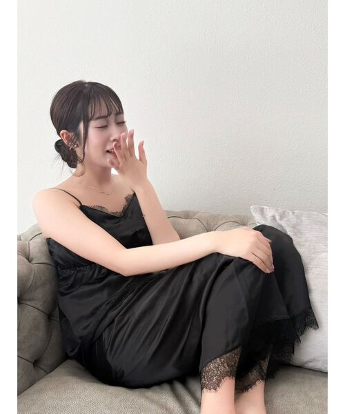 dazzlin（ダズリン）の「【吉田朱里】シルクランジェリーライクロング
