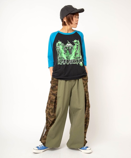 RNA(アールエヌエー)の「R4364 ワーク×ミリタリーリメイクパンツ(その他パンツ・レディース・その他/カーキ/カモフラージュ/ウッドランド・MEDIUM)」の10枚目の写真