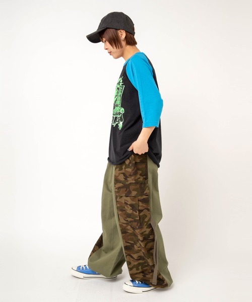 RNA(アールエヌエー)の「R4364 ワーク×ミリタリーリメイクパンツ(その他パンツ・レディース・その他/カーキ/カモフラージュ/ウッドランド・MEDIUM)」の11枚目の写真
