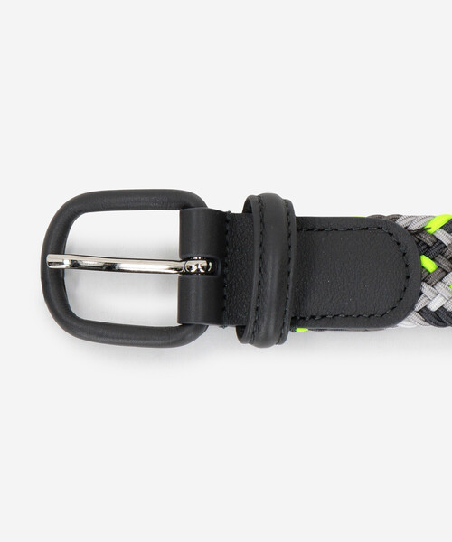 Anderson's（アンダーソンズ）の「Anderson's |〈別注〉ラバー メッシュベルト（ベルト・レディース・グレー系その他/イエロー系その他/ブルー系その他・90/80）」の5枚目の写真