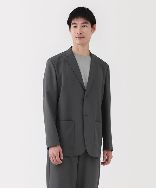 無印良品(ムジルシリョウヒン)の「紳士 風を通すストレッチジャケット(その他アウター・メンズ・ブラック/ダークネイビー/ブルー系・S/M/L/XL)」の3枚目の写真