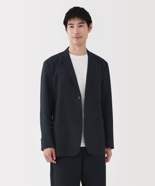 無印良品 MUJI ナイロンジャージセットアップ 廃盤商品 セール】〔MUJI WALKER〕紳士 撥水ナイロンウィンドブレーカー