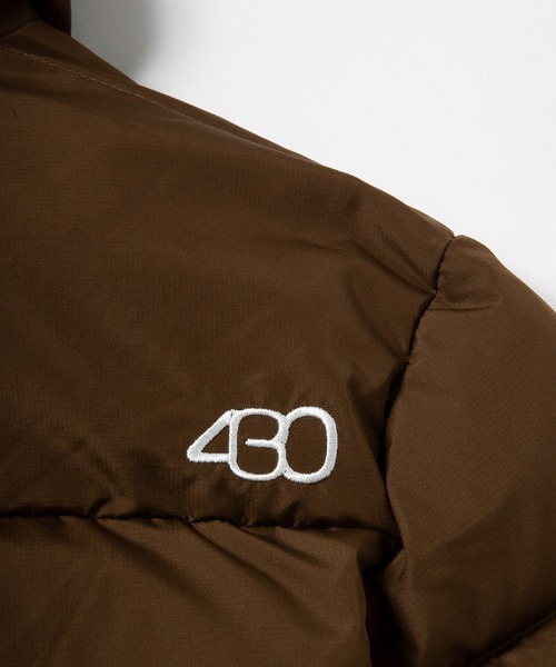 430（フォーサーティ）の「mj10997-SHIELD DOWN JACKET ダウンジャケット(25-137)（ダウンジャケット/コート・メンズ・オレンジ/ブラウン/カーキ/ブラック・3/2/1/0）」の19枚目の写真