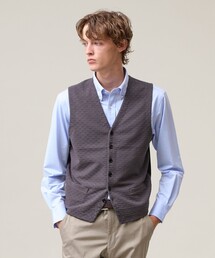 J.PRESS | 重ねて映える洗練レイヤード【ストレッチ / イージーケア】【FLEX YARN】ハイゲージ ニットベスト(ベスト)