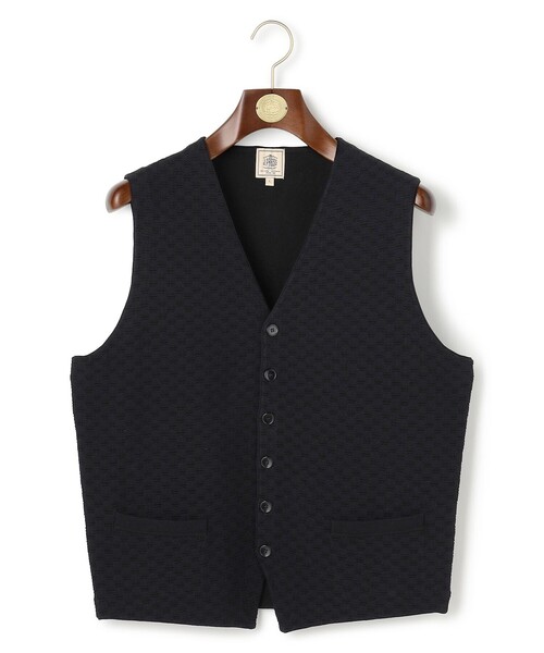 J.PRESS（ジェイプレス）の「重ねて映える洗練レイヤード【ストレッチ / イージーケア】【FLEX YARN】ハイゲージ ニットベスト（ベスト・メンズ・グレー系/ネイビー系・SMALL/MEDIUM/LARGE/X-LARGE）」の15枚目の写真