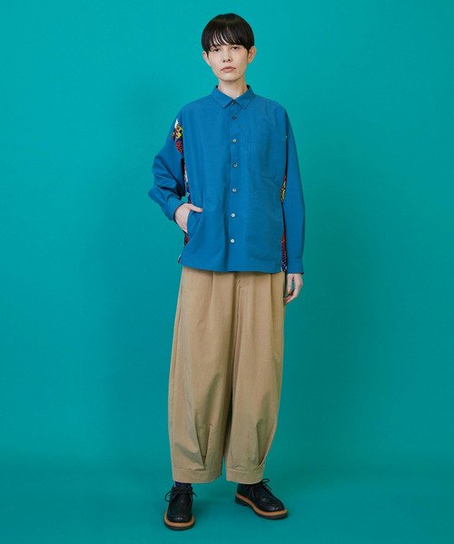 FRAPBOIS（フラボア）の「スカーフル ブラウス（シャツ/ブラウス・レディース・ブラック/ブルー・2/1）」の10枚目の写真