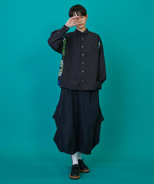 FRAPBOIS（フラボア）の「スカーフル ブラウス（シャツ/ブラウス・レディース・ブラック/ブルー・2/1）」の20枚目の写真