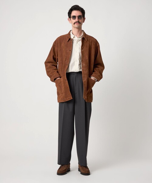 Steven Alan＞ ラフ スエード カバーオール（カバーオール）｜Steven