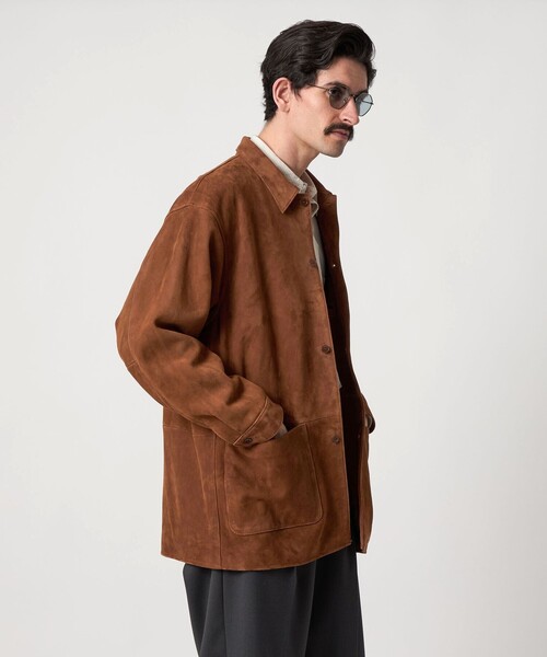 Steven Alan＞ ラフ スエード カバーオール（カバーオール）｜Steven